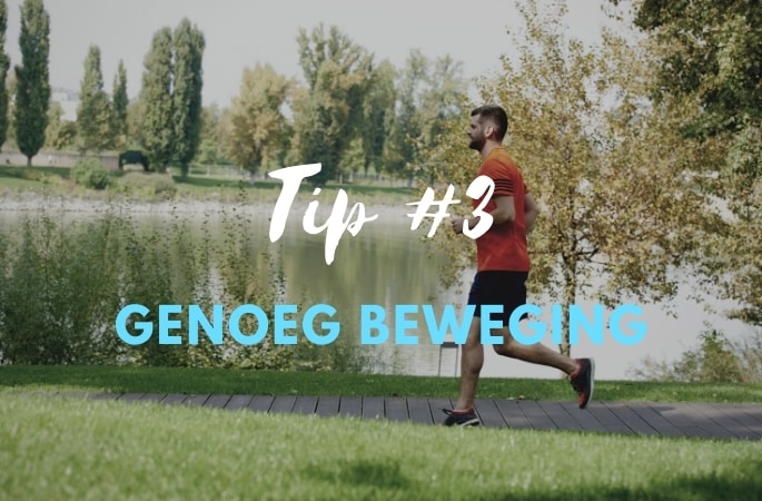 Tip 3 in slaap vallen genoeg beweging