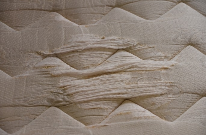 matras versleten